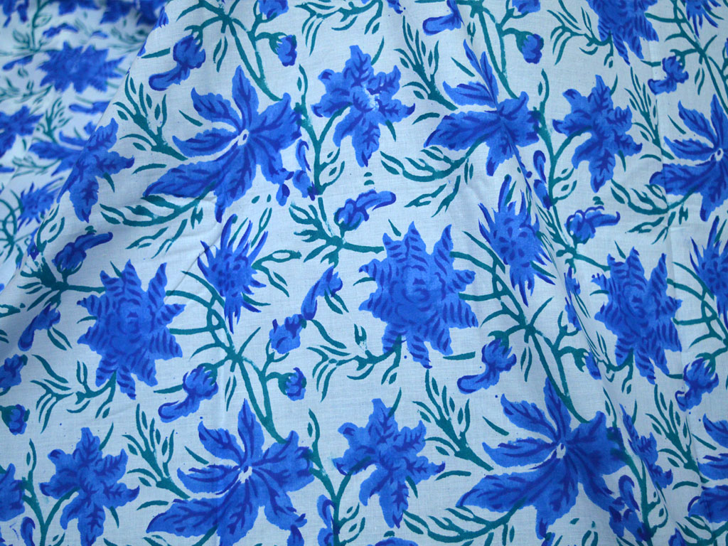 block print fabric Indian cotton fabric