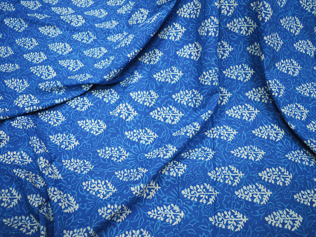 Hand Block Printed Indian Fabric Quilting Fabric Cotton Fabric