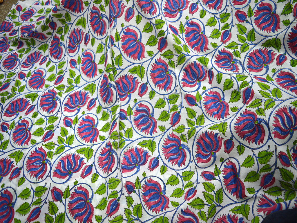 Quilting cotton fabrics Indian Fabric Block Print Cotton Fabric