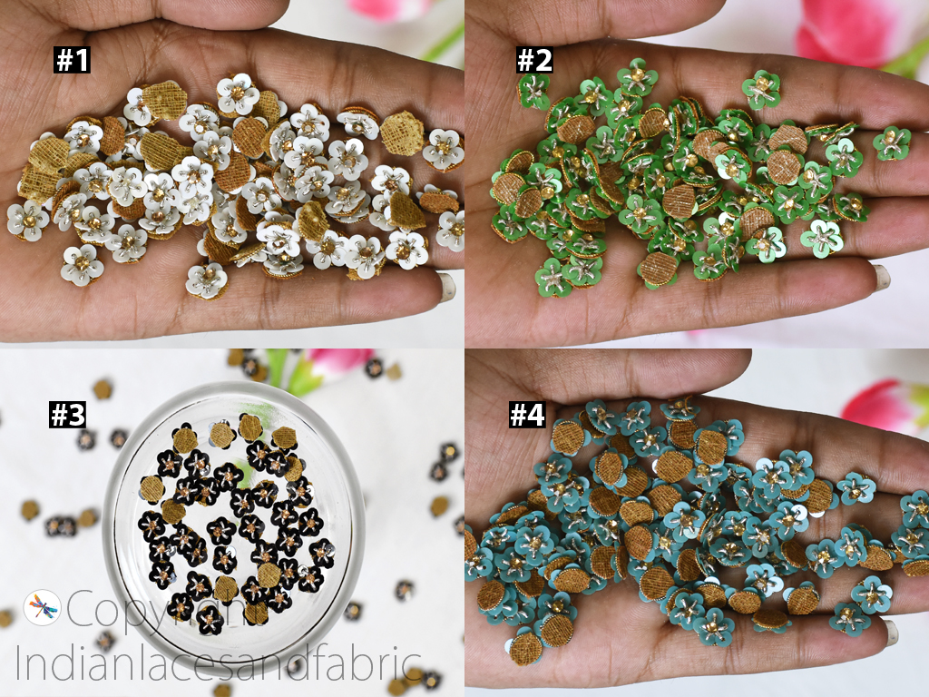 Bead & Sequin Patch: Patches Trimmings from India, SKU 00065928 at