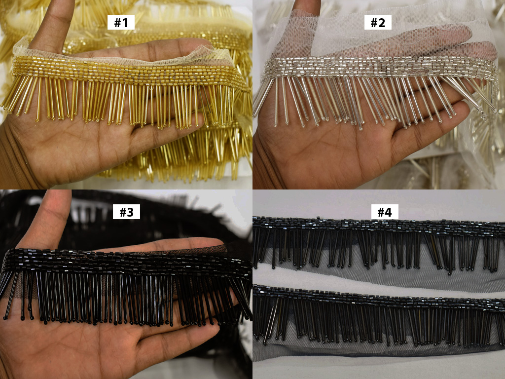 Fabulous collection of fringe laces for making embellishing your denims