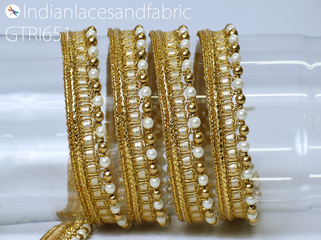 Decorative Pearl Ribbon for Clothing DIY Pearl Design Clothes Trim